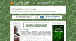 Desktop Screenshot of estetologia.pl